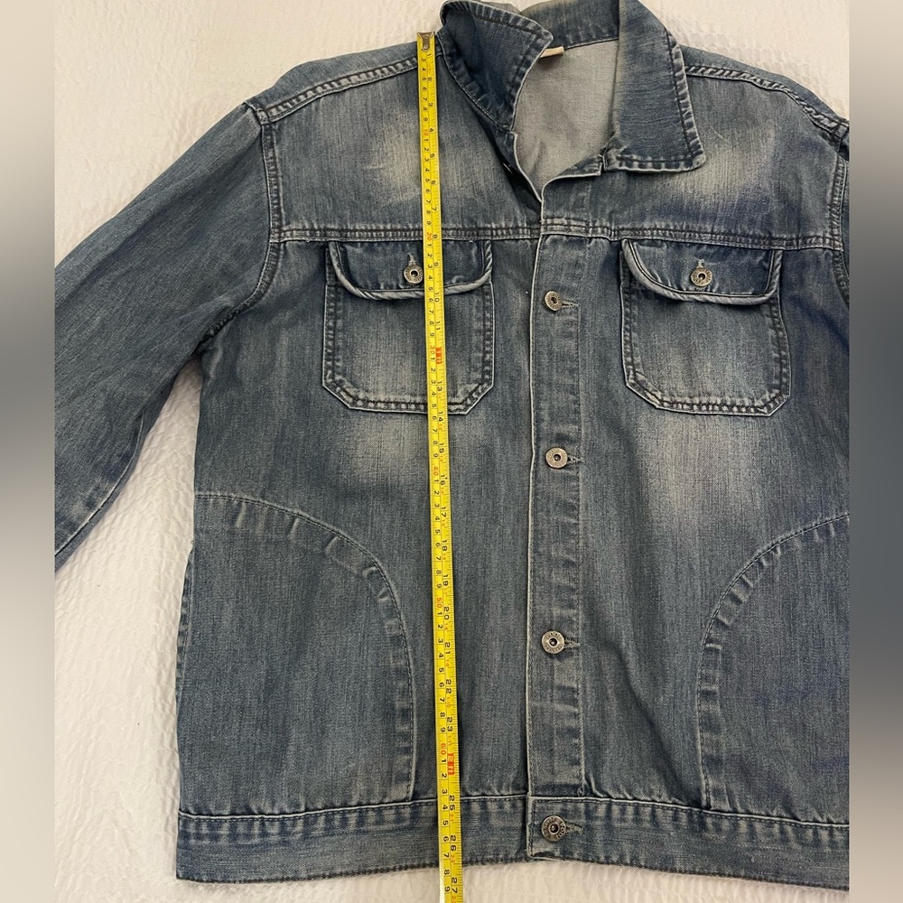 Vintage Jean Jacket Large - Picture 6 of 9